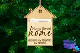 Home Sweet Home Gift Card Tutucu Svg - Lazer Kesim ve Çizim Dosyası (SVG, DXF, EPS, PNG) - detaylı önizleme 2