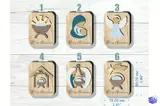 Nativity Gift Card Tutucu Svg Laser - Lazer Kesim ve Çizim Dosyası (SVG, DXF, EPS, PNG) - detaylı önizleme 4