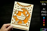 New Baby Card SVG - 3D Baskı ve Model Dosyası (STL, OBJ, 3MF) - detaylı önizleme 3