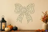Sunflower Coquette Bow SVG - El İşi ve Kesim Dosyası (SVG, DXF, EPS, PNG) - detaylı önizleme 2