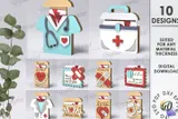 Nurse Gift Card Tutucu Lazer Kesim - 3D Baskı ve Model Dosyası (STL, OBJ, 3MF) - detaylı önizleme 1