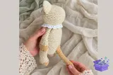 Sleepy Crochet Kedi Amigurumi Desen - El İşi ve Kesim Dosyası (SVG, DXF, EPS, PNG) - detaylı önizleme 4