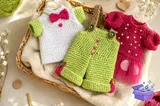 Crochet Doll Clothes – Wardrobe Desen - El İşi ve Kesim Dosyası (SVG, DXF, EPS, PNG) - detaylı önizleme 2