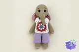 Granny Square Doll Outfit Crochet Patter - El İşi ve Kesim Dosyası (SVG, DXF, EPS, PNG) - detaylı önizleme 5