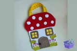 Mushroom House Bag Crochet Desen - El İşi ve Kesim Dosyası (SVG, DXF, EPS, PNG) - detaylı önizleme 2