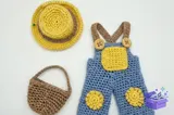 Mini Crochet Doll Wardrobe Desen - Makine Nakış Deseni (SVG, DXF, EPS, PNG) - detaylı önizleme 4