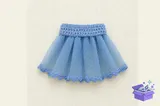 Rainbow Doll Clothes Crochet Desen - Makine Nakış Deseni (SVG, DXF, EPS, PNG) - detaylı önizleme 3