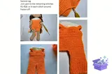 Fox Girl Crochet Doll Desen PDF - El İşi ve Kesim Dosyası (SVG, DXF, EPS, PNG) - detaylı önizleme 6