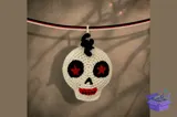 Crochet Skull Garland Desen PDF - El İşi ve Kesim Dosyası (SVG, DXF, EPS, PNG) - detaylı önizleme 4