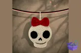 Crochet Skull Garland Desen PDF - El İşi ve Kesim Dosyası (SVG, DXF, EPS, PNG) - detaylı önizleme 5