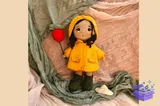 Autumn Doll Clothes Crochet Desen - Makine Nakış Deseni (SVG, DXF, EPS, PNG) - detaylı önizleme 2