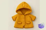 Autumn Doll Clothes Crochet Desen - Makine Nakış Deseni (SVG, DXF, EPS, PNG) - detaylı önizleme 3