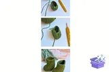 Autumn Amigurumi Doll Desen – Raincoat - Makine Nakış Deseni (SVG, DXF, EPS, PNG) - detaylı önizleme 6