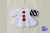 Festive Crochet Doll Desen PDF – 9" - El İşi ve Kesim Dosyası (SVG, DXF, EPS, PNG) - detaylı önizleme 4
