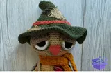 Vintage Crochet Owl Desen - El İşi ve Kesim Dosyası (SVG, DXF, EPS, PNG) - detaylı önizleme 4
