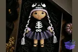 Skeleton Ballerina Crochet Desen - El İşi ve Kesim Dosyası (SVG, DXF, EPS, PNG) - detaylı önizleme 1