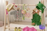 Crochet Doll Clothes Desen 8 9 Inch - El İşi ve Kesim Dosyası (SVG, DXF, EPS, PNG) - detaylı önizleme 1