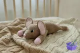 Sleepy Mouse Snuggler Crochet Desen - El İşi ve Kesim Dosyası (SVG, DXF, EPS, PNG) - detaylı önizleme 4