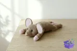 Sleepy Mouse Snuggler Crochet Desen - El İşi ve Kesim Dosyası (SVG, DXF, EPS, PNG) - detaylı önizleme 5
