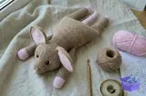 Sleepy Mouse Snuggler Crochet Desen - El İşi ve Kesim Dosyası (SVG, DXF, EPS, PNG) - detaylı önizleme 6