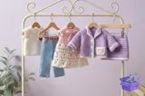 Casual Wardrobe PDF 7 8" Dolls - El İşi ve Kesim Dosyası (SVG, DXF, EPS, PNG) - detaylı önizleme 2