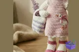 Crochet Bunny Doll Desen PDF - El İşi ve Kesim Dosyası (SVG, DXF, EPS, PNG) - detaylı önizleme 2