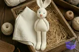 Crochet Bunny Desen PDF - El İşi ve Kesim Dosyası (SVG, DXF, EPS, PNG) - detaylı önizleme 1