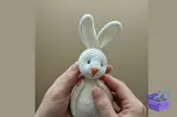 Crochet Bunny Desen PDF - El İşi ve Kesim Dosyası (SVG, DXF, EPS, PNG) - detaylı önizleme 3