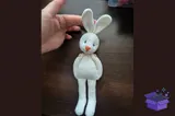 Crochet Bunny Desen PDF - El İşi ve Kesim Dosyası (SVG, DXF, EPS, PNG) - detaylı önizleme 5