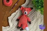Mini Fox Amigurumi Crochet Desen PDF🦊 - El İşi ve Kesim Dosyası (SVG, DXF, EPS, PNG) - detaylı önizleme 1