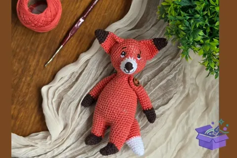 Mini Fox Amigurumi Crochet Desen PDF🦊 - El İşi ve Kesim Dosyası (SVG, DXF, EPS, PNG) - El İşi & Zanaat İndir (DXF, SVG, EPS)