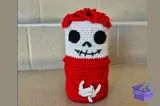 Cadılar Bayramı Crochet Skeleton Nesting Dolls - El İşi ve Kesim Dosyası (SVG, DXF, EPS, PNG) - detaylı önizleme 4