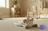 Sleepy Kedi Lovey Crochet Desen - El İşi ve Kesim Dosyası (SVG, DXF, EPS, PNG) - detaylı önizleme 2