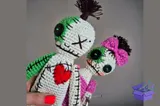 🧶 Amigurumi Voodoo Dolls Desen - El İşi ve Kesim Dosyası (SVG, DXF, EPS, PNG) - detaylı önizleme 2